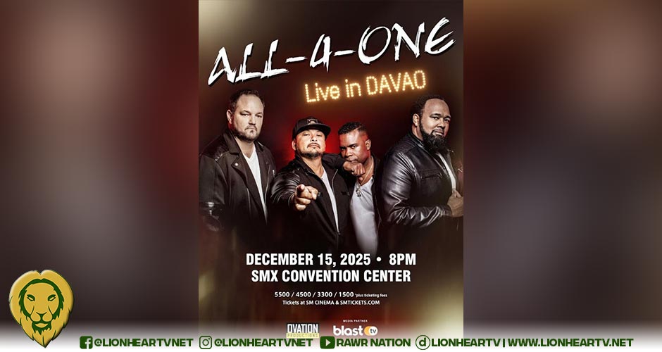 All-4-One is Coming Back to the Philippines