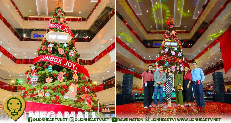SM Megamall Unboxes First Pop Mart-Themed Christmas Tree Centerpiece in PH