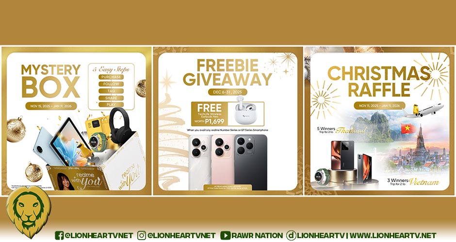 realme Gives Away Over P50 Million Worth of Prizes This Christmas — Including a Grand Travel-for-Two Getaway