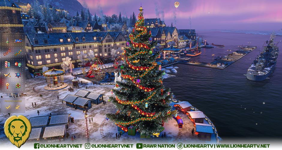 Celebrate the Yule-Tide with festive activities and rewards in World of Warships and World of Warships: Legends