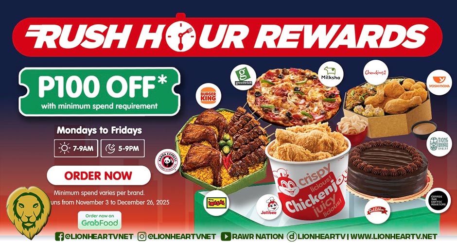 Jollibee Group and GrabFood Team Up to Make Weekday Rush Hours More Manageable for Commuters