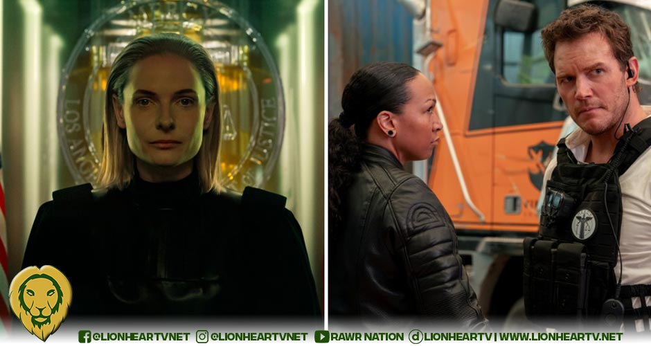 Image for An intense thriller with near-reality science fiction awaits in “Mercy,” starring Chris Pratt and Rebecca Ferguson