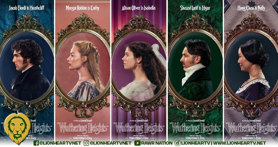 Just a taste. Check out the character posters for ‘Wuthering Heights,’ starring Margot Robbie and Jacob Elordi, in cinemas Valentine’s Day 2026