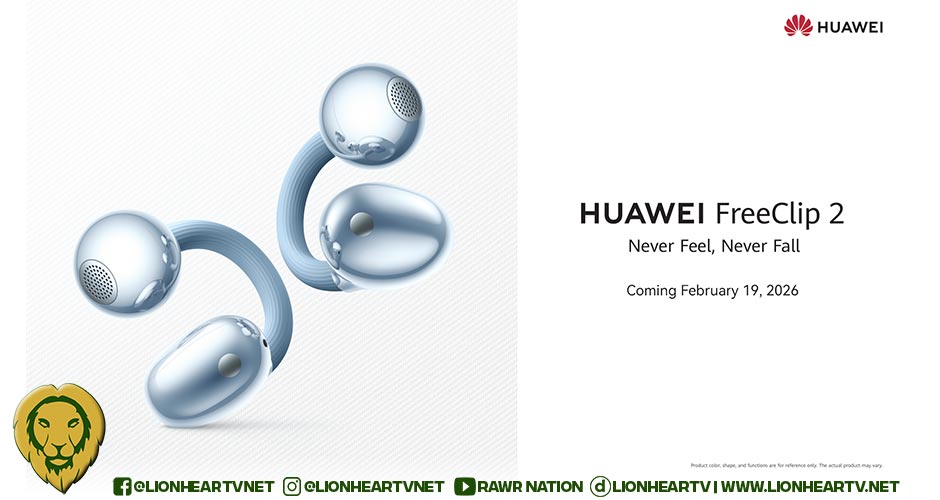 Never Feel, Never Fall: Experience the Only Airy C-Bridge Open-Ear TWS, Unmatched Comfort, and Supreme Audio with the New HUAWEI FreeClip 2, Coming February 19 to PH