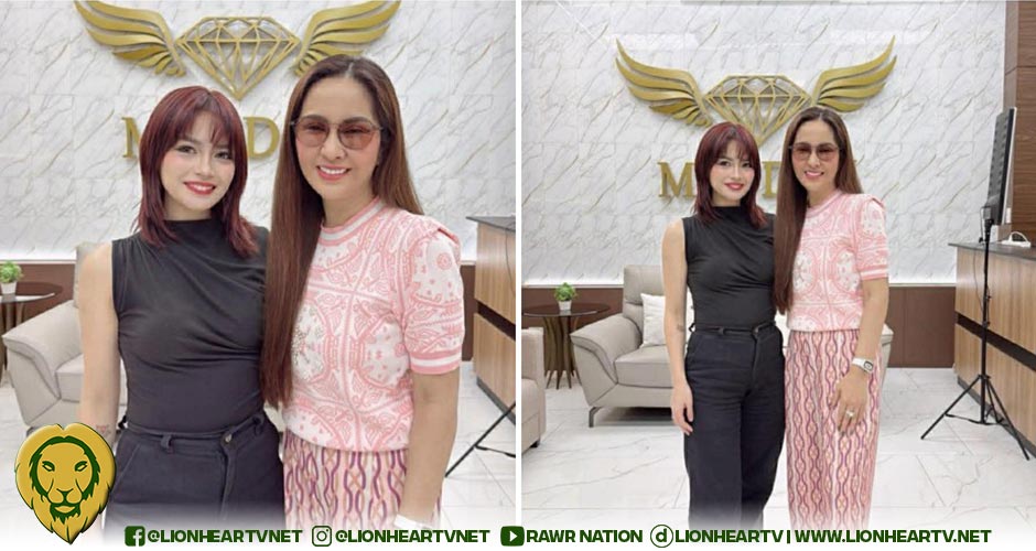 Gillian Vicencio Thrilled to Meet Charo Cordial at Maddox Jewelry Showroom