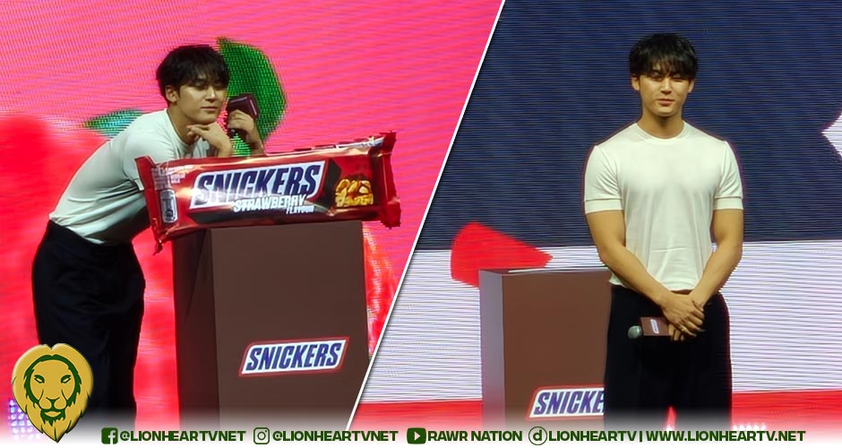 Snickers and Kim Mingyu ignite Manila with electrifying fan event at the Big Dome