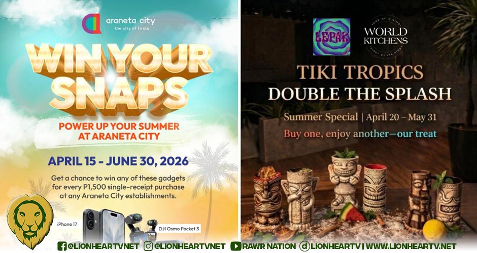 Araneta City makes summer easy with citywide seasonal offerings