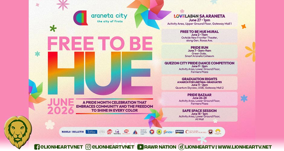 Free To Be HUE: Araneta City celebrates the freedom to shine in every color this Pride Month