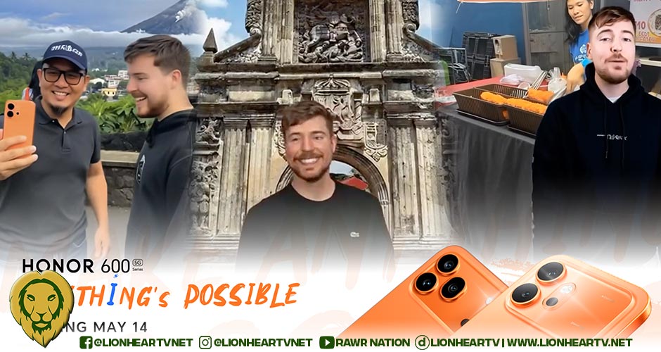 MrBeast “arrives” in the Philippines with the Power of HONOR 600 AI