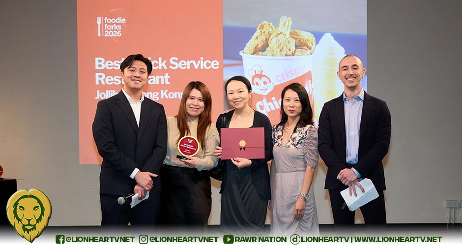 Jollibee Named Best Quick Service Restaurant at Hong Kong’s Foodie Forks 2026