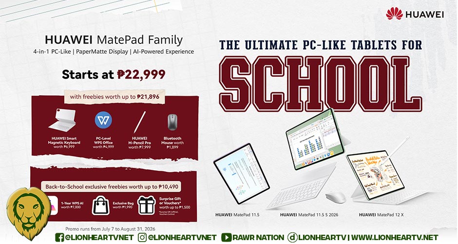 All-in-One Productivity with HUAWEI: Secure Exclusive Back-to-School Promotions for HUAWEI MatePad Family and nova Y74