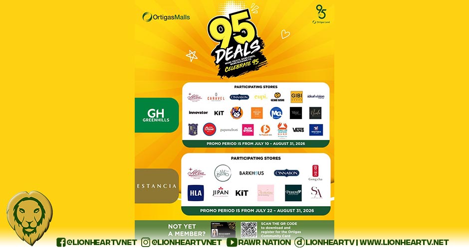 Celebrate 95 Years of Ortigas Land with Exclusive Deals From GH Mall and Estancia