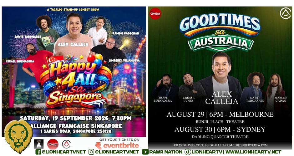 Comedy Exports: Alex Calleja and The Comedy Crew Bring Pinoy Humor to Melbourne, Sydney, and Singapore