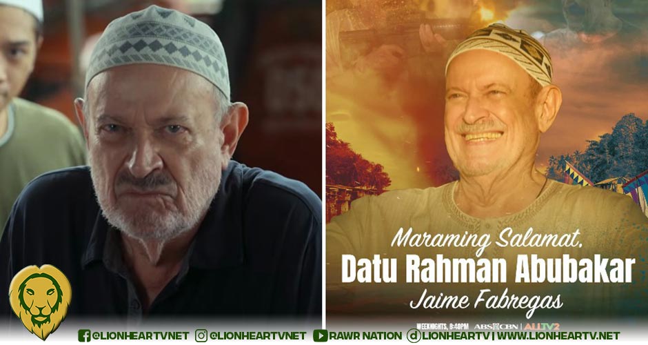 Jaime Fabregas bids farewell to beloved Datu Rahman character in ‘Blood vs Duty’