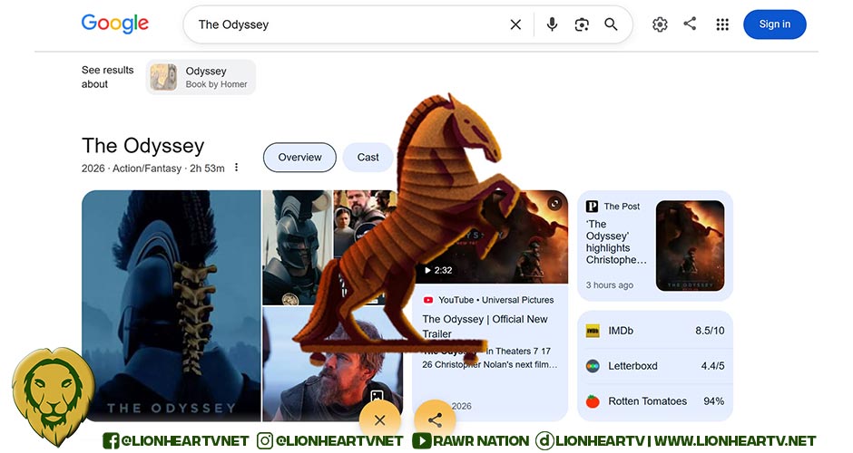 Moviegoers are turning to Google Search after seeing ‘The Odyssey’