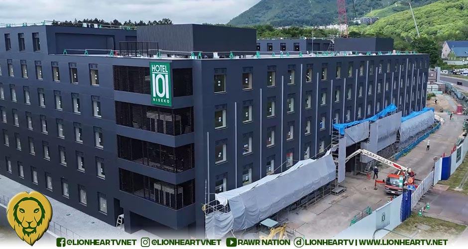 The 482-Room Hotel101-Niseko’s building facade now completed
