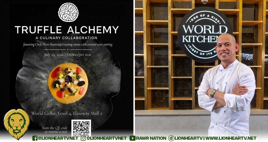 World Cellar Presents Truffle Alchemy, an Exclusive Wine Dinner Featuring Chef Oli Buenviaje