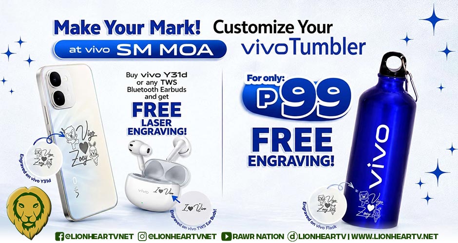 Calling all vivo users: Get exclusive engraving perks this weekend