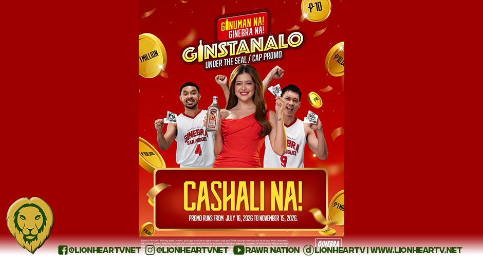 Over 100M in Cash Prizes to be given away in the Ginuman Na! Ginebra Na! Ginstanalo Promo!